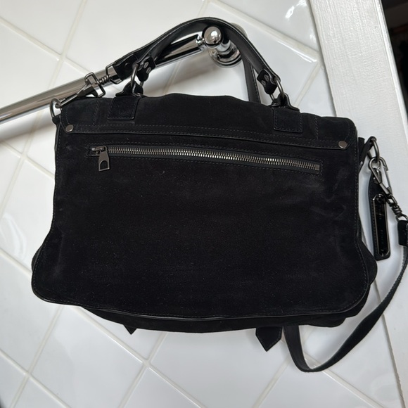 Proenza Schouler medium black suede PS1 with gunmetal hardware - like new! - Picture 4 of 10